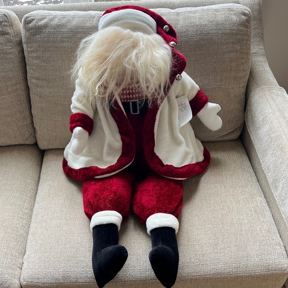 VTG Woof & Poof 2003 XLarge Santa w W&P Button & tag - Picture 1 of 5